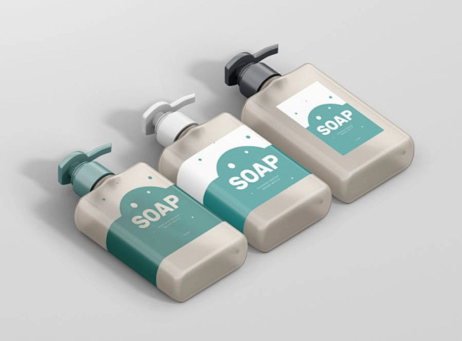 洗化用品按壓式擠壓瓶包裝樣機Soap D 細節(jié)體驗與設(shè)計科普